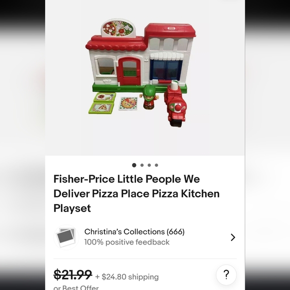 FISHER PRICE LITTLE PIZZA PLACE - Picture 5 of 5